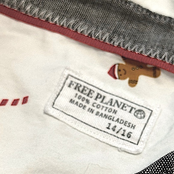 Free Planet Christmas holiday shirt - boys 14/16 - kids Santa outfit Xmas party - Picture 6 of 8